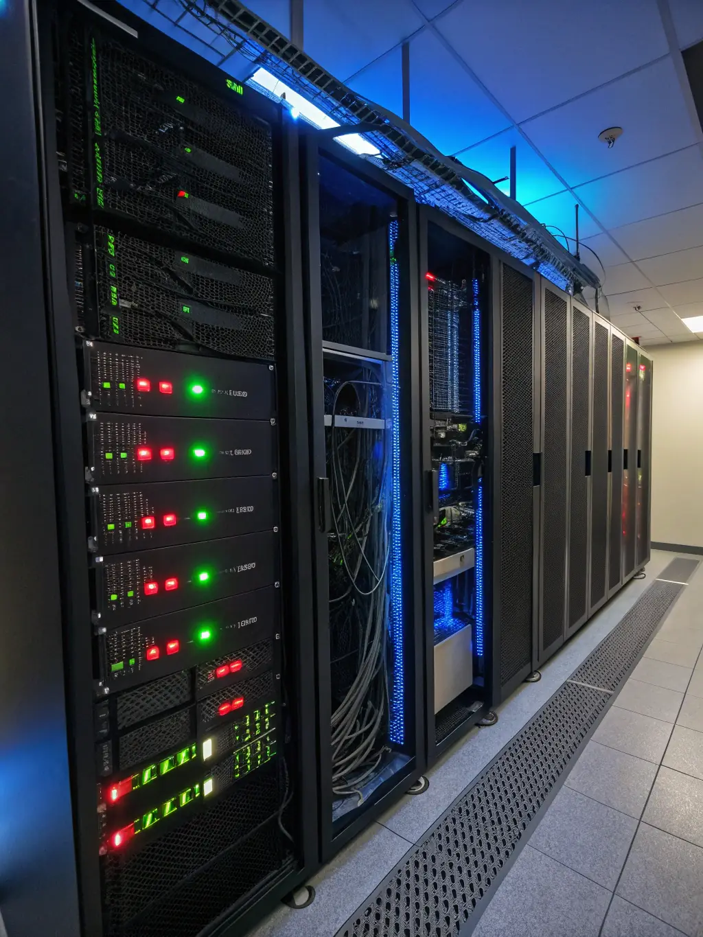 An image of a secure backup server storing fuel station data, emphasizing the importance of data backups in Lite Protection.